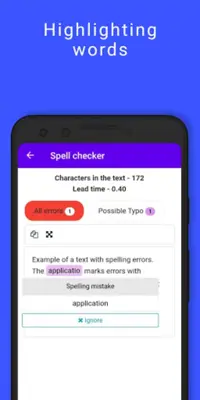 Spell checker android App screenshot 9