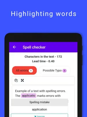 Spell checker android App screenshot 5